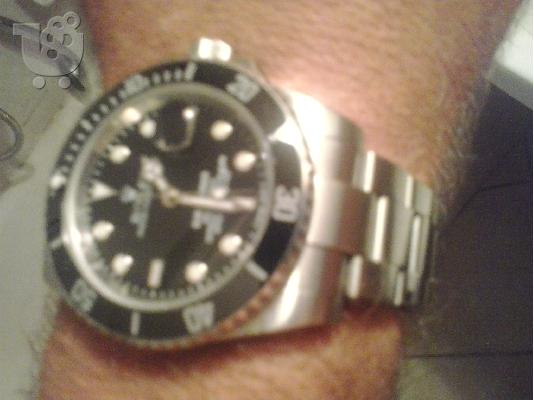 ROLEX submariner black steel 40mm